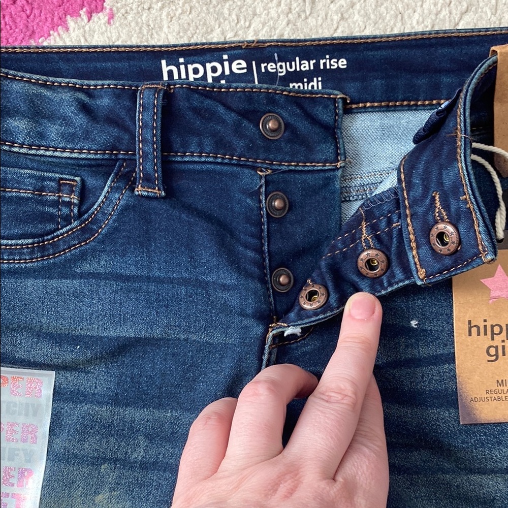 Blue Denim Shorts - Picture 3 of 4